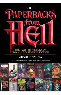 Coperta cărții 'Paperbacks From Hell'