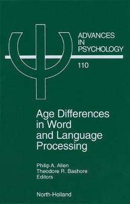 Age Differences in Word and Language Processing