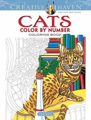 Creative Haven Cats Color by Number Coloring Book