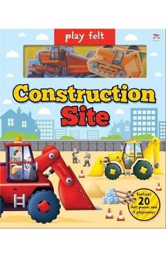 Coperta cărții 'Play Felt Construction Site'