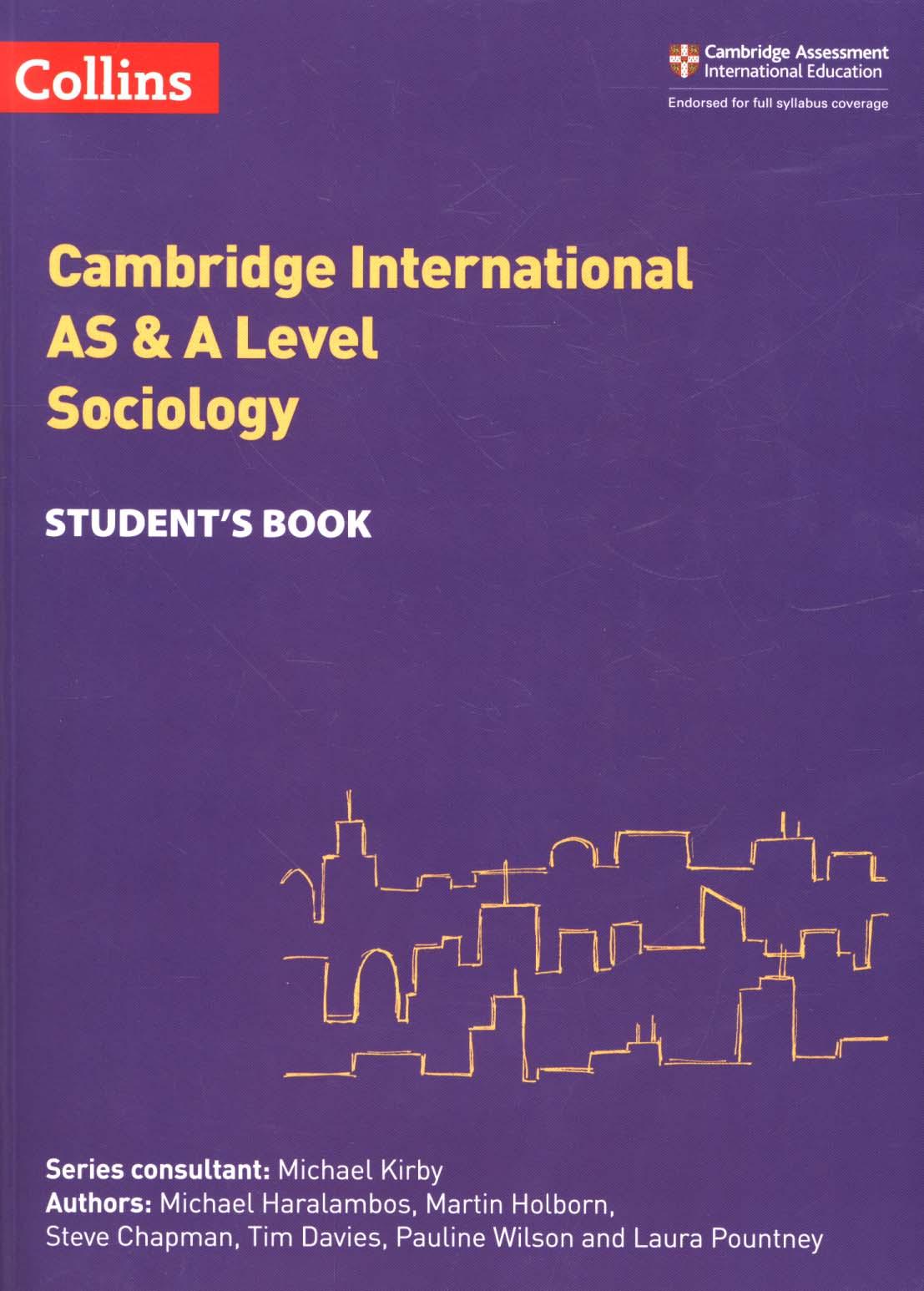 Cambridge International AS & A Level Sociology Student's Boo