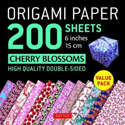 Origami Paper 200 sheets Cherry Blossoms 6 inch (15 cm)