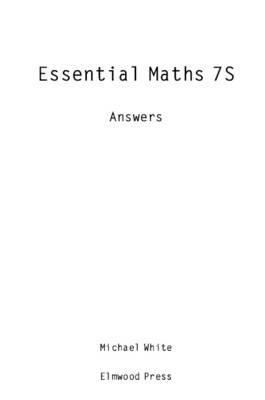 Essential Maths 7s Answers