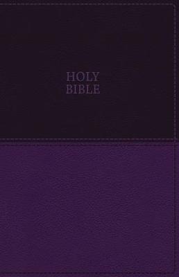 KJV, Value Thinline Bible, Compact, Leathersoft, Purple, Red