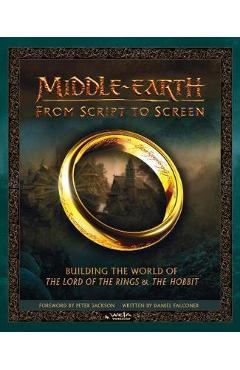 Coperta cărții 'Middle-earth: From Script to Screen'