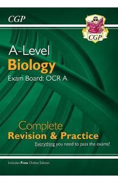 Poza produsului New A-Level Biology: OCR A Year 1 & 2 Complete Revision & Pr