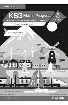 Coperta cărții 'KS3 Maths Progress Progression Workbook Delta 3'