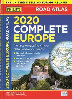 Philip's Complete Road Atlas Europe 2020 A4