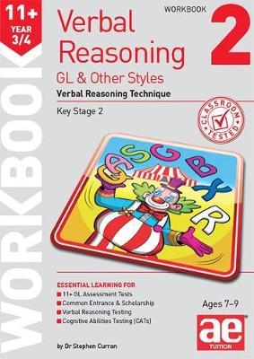 11+ Verbal Reasoning Year 3/4 GL & Other Styles Workbook 2