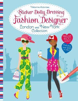Sticker Dolly Dressing Fashion Designer London and New York