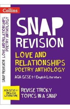 Coperta cărții 'Love & Relationships Poetry Anthology: New GCSE Grade 9-1 AQ'