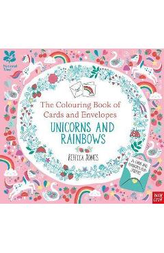 Coperta cărții 'National Trust: The Colouring Book of Cards and Envelopes -'