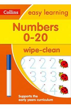 Numbers 0-20 Age 3-5 Wipe Clean Activity Book