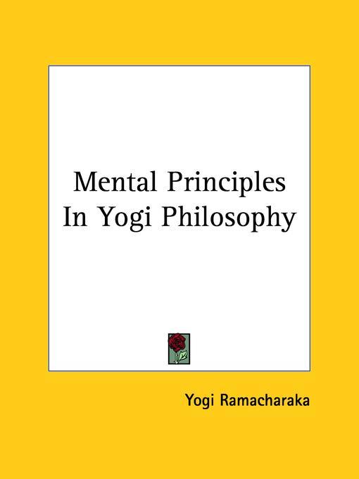 Mental Principles in Yogi Philosophy