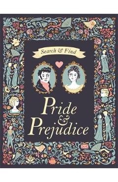 Coperta cărții 'Search and Find Pride & Prejudice'