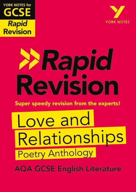 York Notes for AQA GCSE (9-1) Rapid Revision: Love and Relat