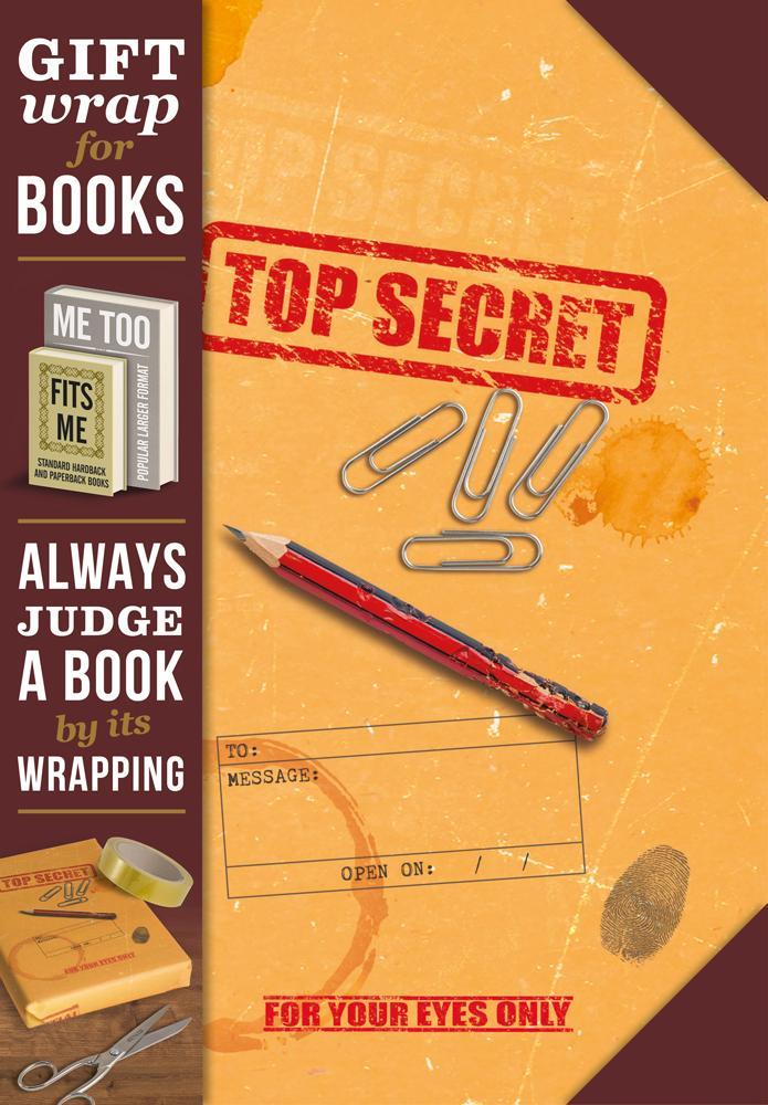 Gift Wrap for Books Top Secret