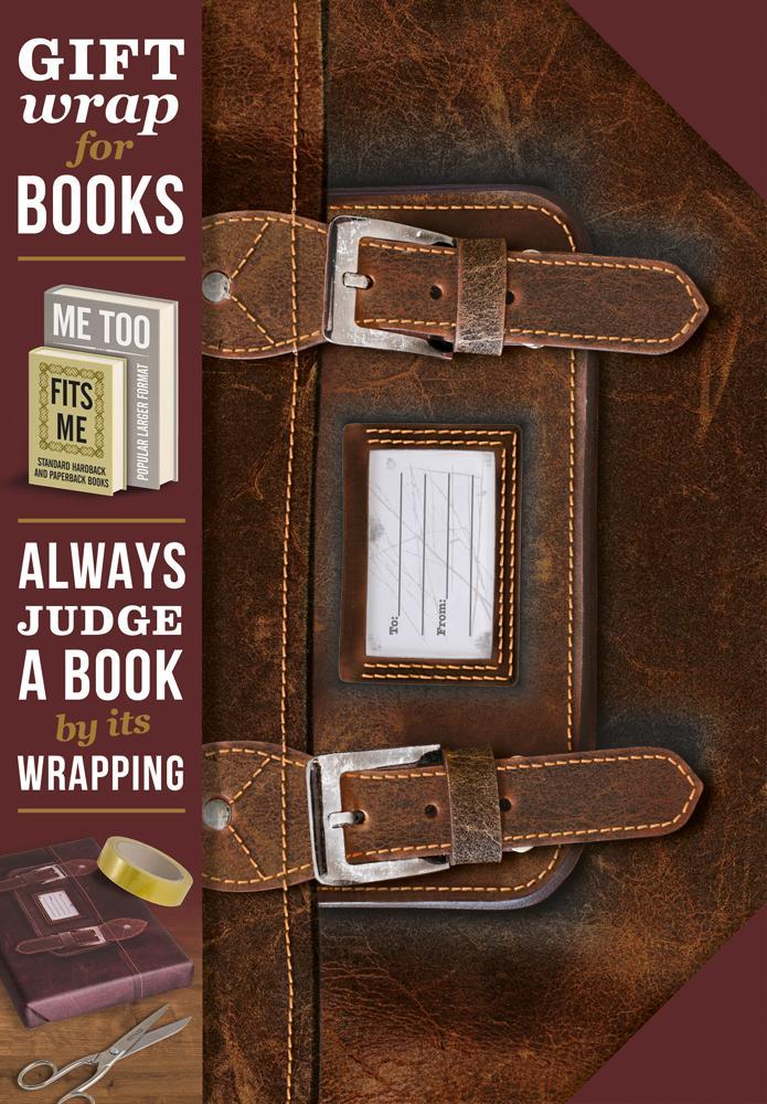 Gift Wrap for Books Leather Satchel