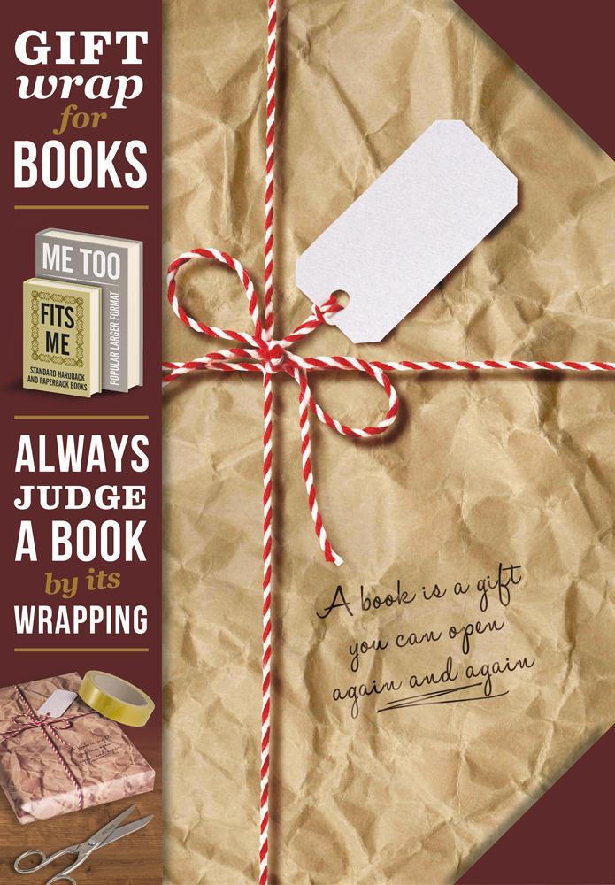Gift Wrap for Books Brown Paper Parcel