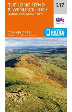 Coperta cărții 'Long Mynd & Wenlock Edge'