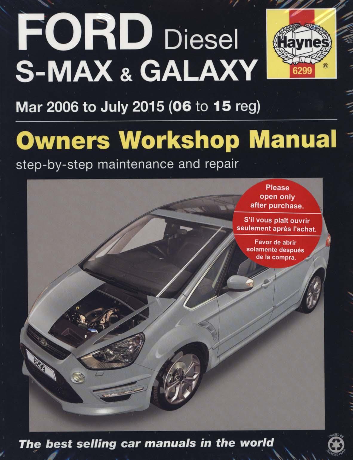 Ford S-Max & Galaxy Diesel (Mar '06 - July '15) 06 To 15