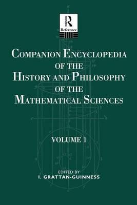 Companion Encyclopedia of the History and Philosophy of the