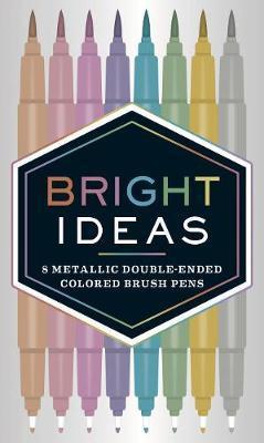 Bright Ideas: 8 Metallic Double-Ended Colored Brush Pens