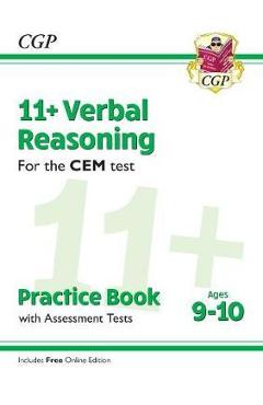 Coperta cărții 'New 11+ CEM Verbal Reasoning Practice Book & Assessment Test'