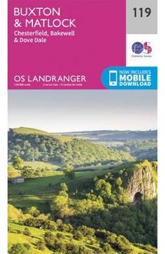 Poza produsului Buxton & Matlock, Chesterfield, Bakewell & Dove Dale