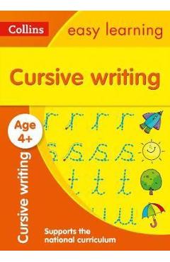 Coperta cărții 'Cursive Writing Ages 4-5'