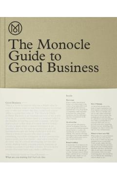 Monocle Guide to Good Business -