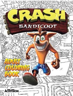 Crash Bandicoot Adult Coloring Book - Activision 