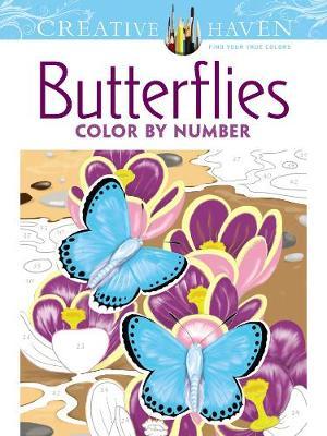 Creative Haven Butterflies Color by Number Coloring Book - Jan Sovak