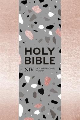 NIV Pocket Rose Gold Soft-tone Bible with Zip -  