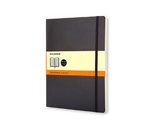 Moleskine Soft Extra Large Ruled Notebook Black -  