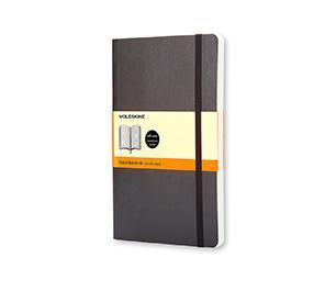 Moleskine Soft Cover Pocket Ruled Notebook Black -  