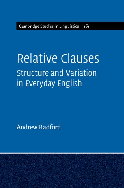 Cambridge Studies in Linguistics - Andrew Radford