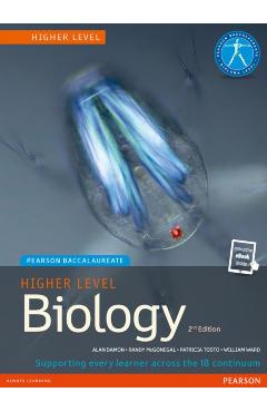 Coperta cărții 'Pearson Baccalaureate Biology Higher Level 2nd edition print - Patricia Tosto'