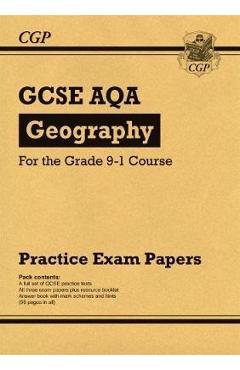 Coperta cărții 'GCSE Geography AQA Practice Papers - for the Grade 9-1 Cours -'