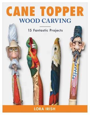 Cane Topper Wood Carving - Lora Irish