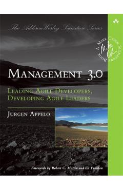 Coperta cărții 'Management 3.0 - Jurgen Appelo'