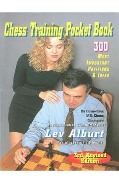Coperta cărții 'Chess Training Pocket Book - Lev Alburt'