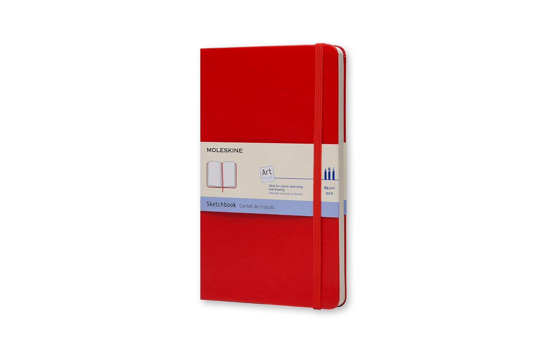 Moleskine Large Sketch Book Red -  