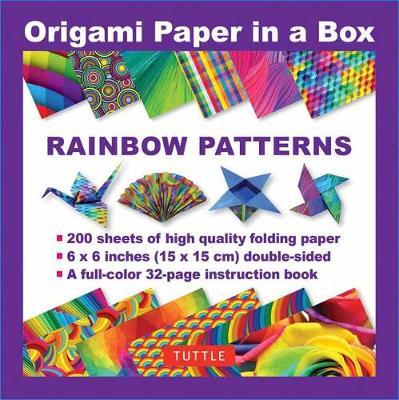 Origami Paper in a Box - Rainbow Patterns -  