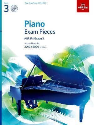 Piano Exam Pieces 2019 & 2020, ABRSM Grade 3, with CD -  