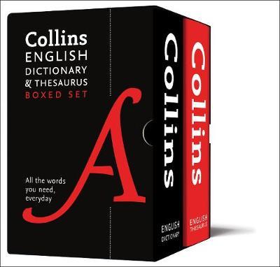 Collins English Dictionary and Thesaurus Boxed Set -  