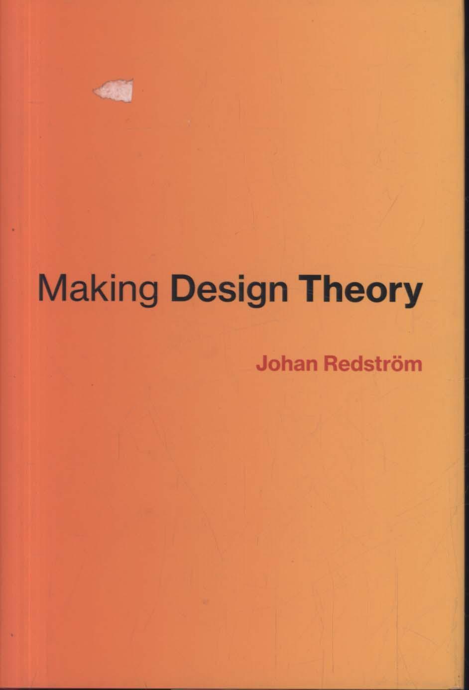 Making Design Theory -  Redstr�m