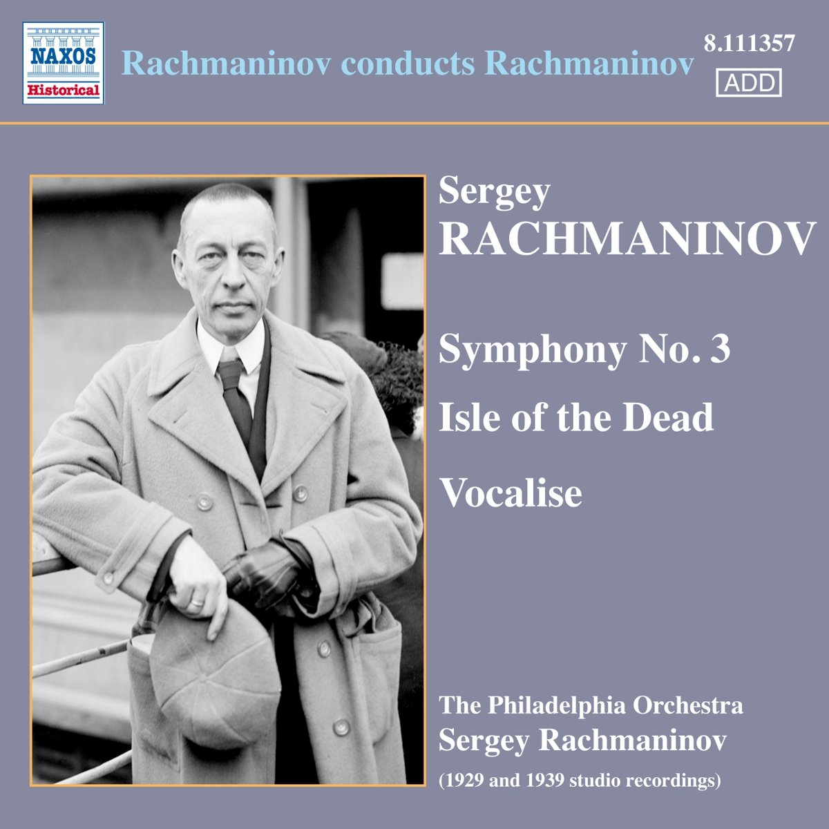 CD Rachmaninov - Symphony no.3, Isle of the dead, Vocalise