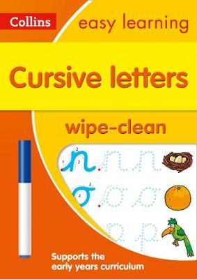 Cursive Letters Age 3-5 Wipe Clean Activity Book -  