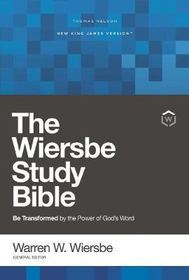 NKJV, Wiersbe Study Bible, Hardcover, Red Letter Edition, Co - Warren Wiersbe